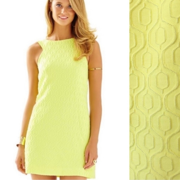 Lilly Pulitzer Dresses & Skirts - Lilly Pulitzer Retro Jaquard Mango Shift Mini Dress